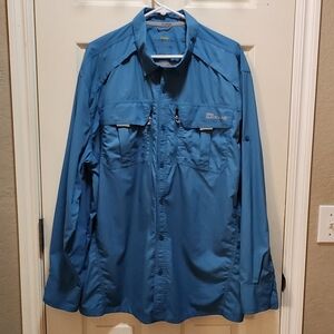 Cabela's Guidewear XL Shirt with long sleeves in teal